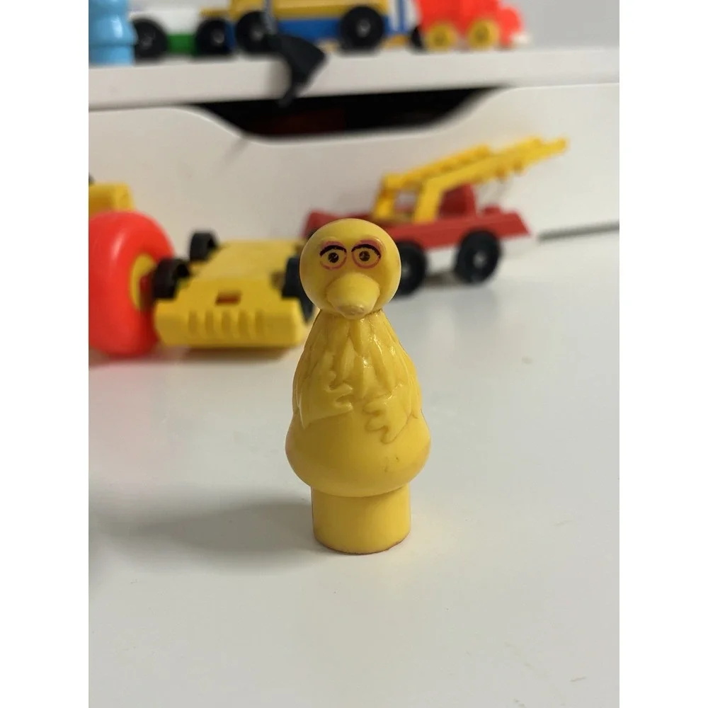 Fisher-Price Vintage Little People 18 Figures & 10 Vehicle Lot